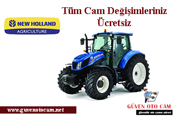 New Holland İş Makinesi Cam Değişimi